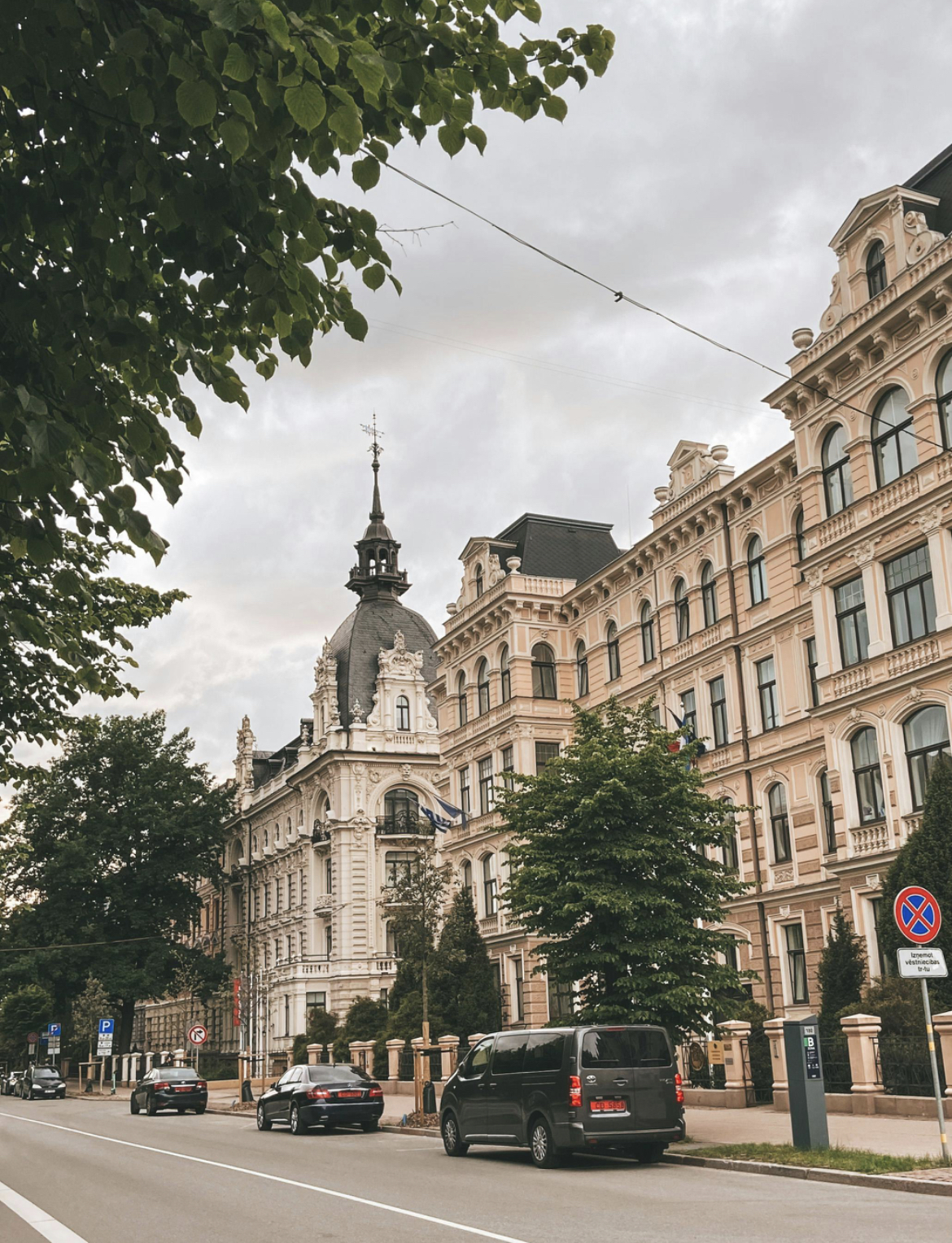Riga Art Nouveau boulevard